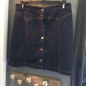 Button Down Skirt